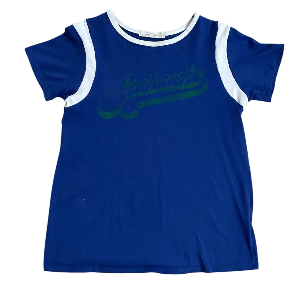 Seattle Seahawks Junk Food Retro Women’s T-Shirt Small EUC